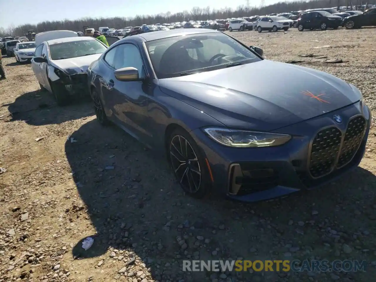 1 Photograph of a damaged car WBA13AR02NCH72882 BMW M4 2022