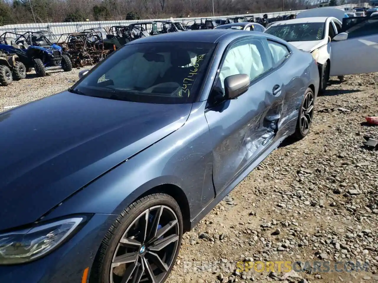 9 Photograph of a damaged car WBA13AR02NCH72882 BMW M4 2022