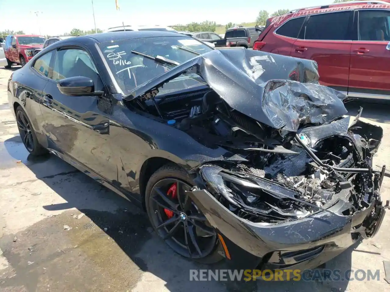 1 Photograph of a damaged car WBA13AR06NCJ63551 BMW M4 2022