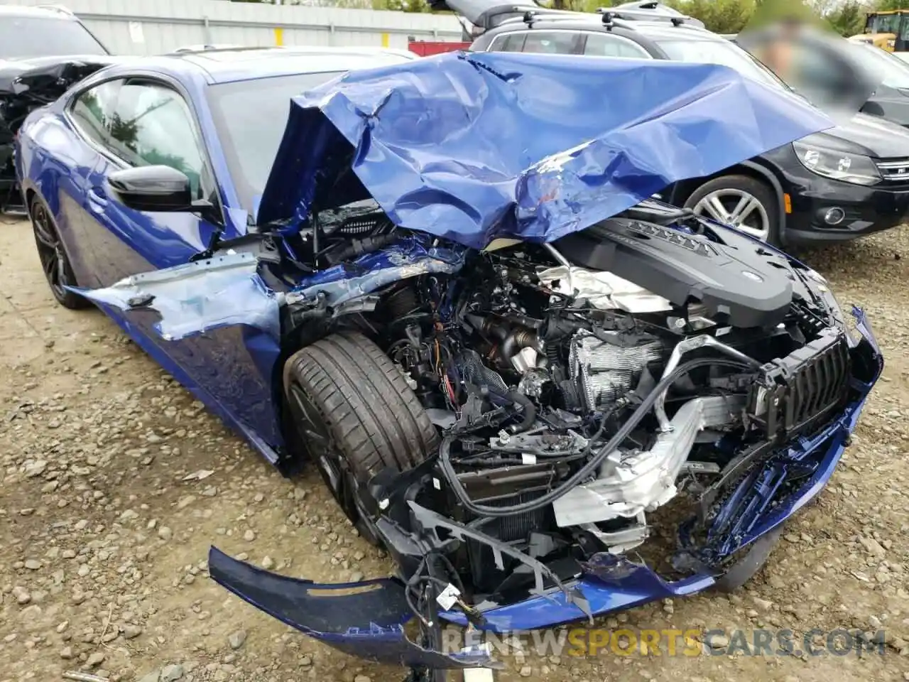 1 Photograph of a damaged car WBA13AR08NCK14824 BMW M4 2022