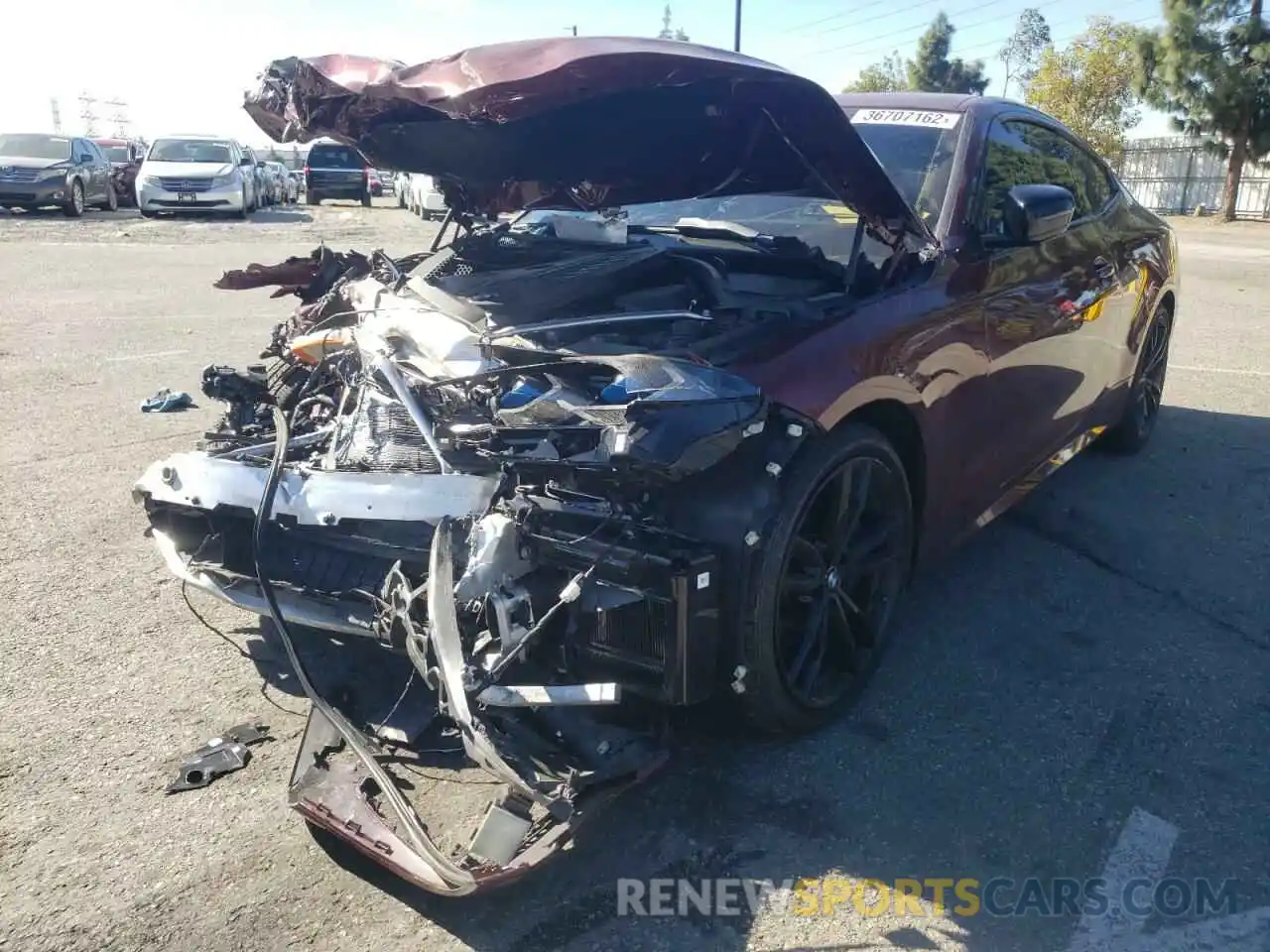 2 Photograph of a damaged car WBA83AP00NCH69402 BMW M4 2022