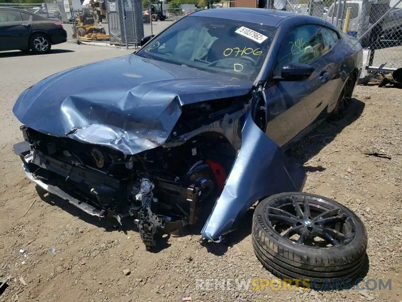 2 Photograph of a damaged car WBA83AP03NCH67305 BMW M4 2022