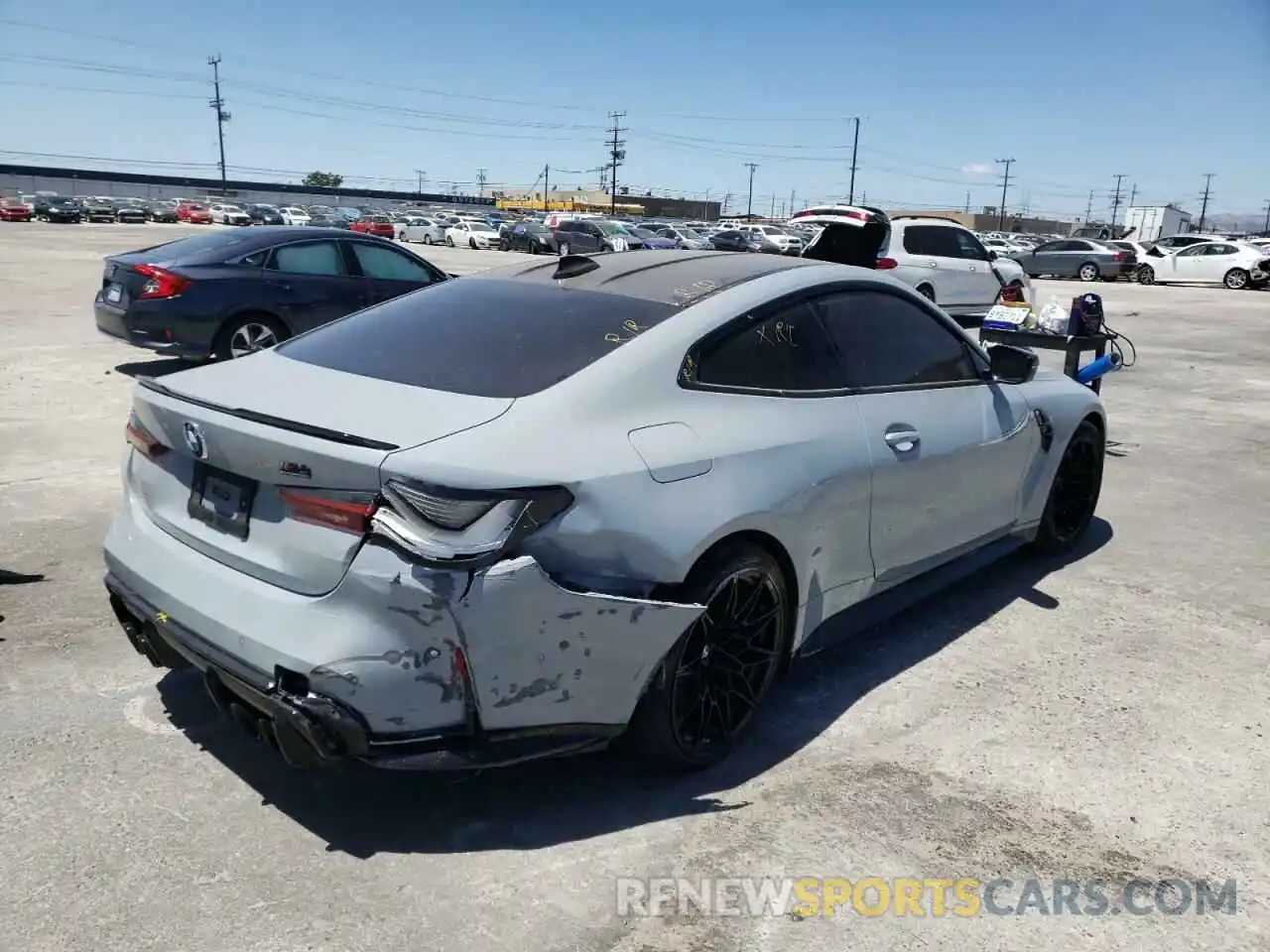 4 Photograph of a damaged car WBS33AZ02NCH65757 BMW M4 2022