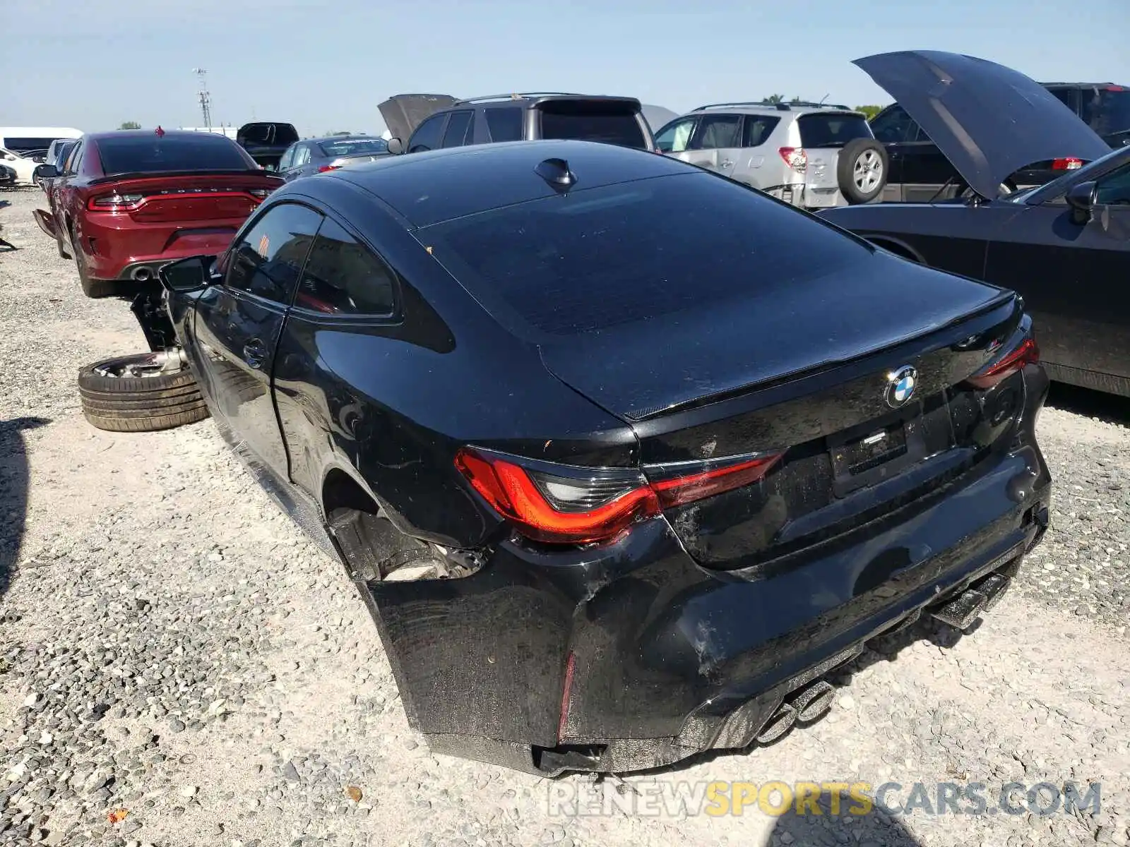 3 Фотография поврежденного автомобиля WBS33AZ03NCH86889 BMW M4 2022