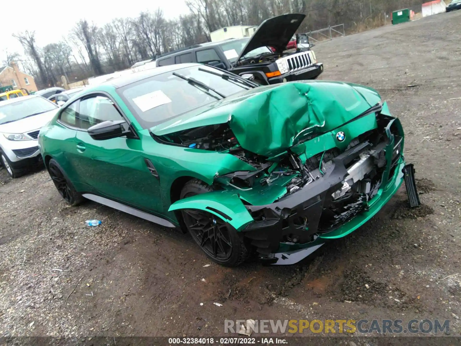 1 Photograph of a damaged car WBS33AZ03NCH91672 BMW M4 2022