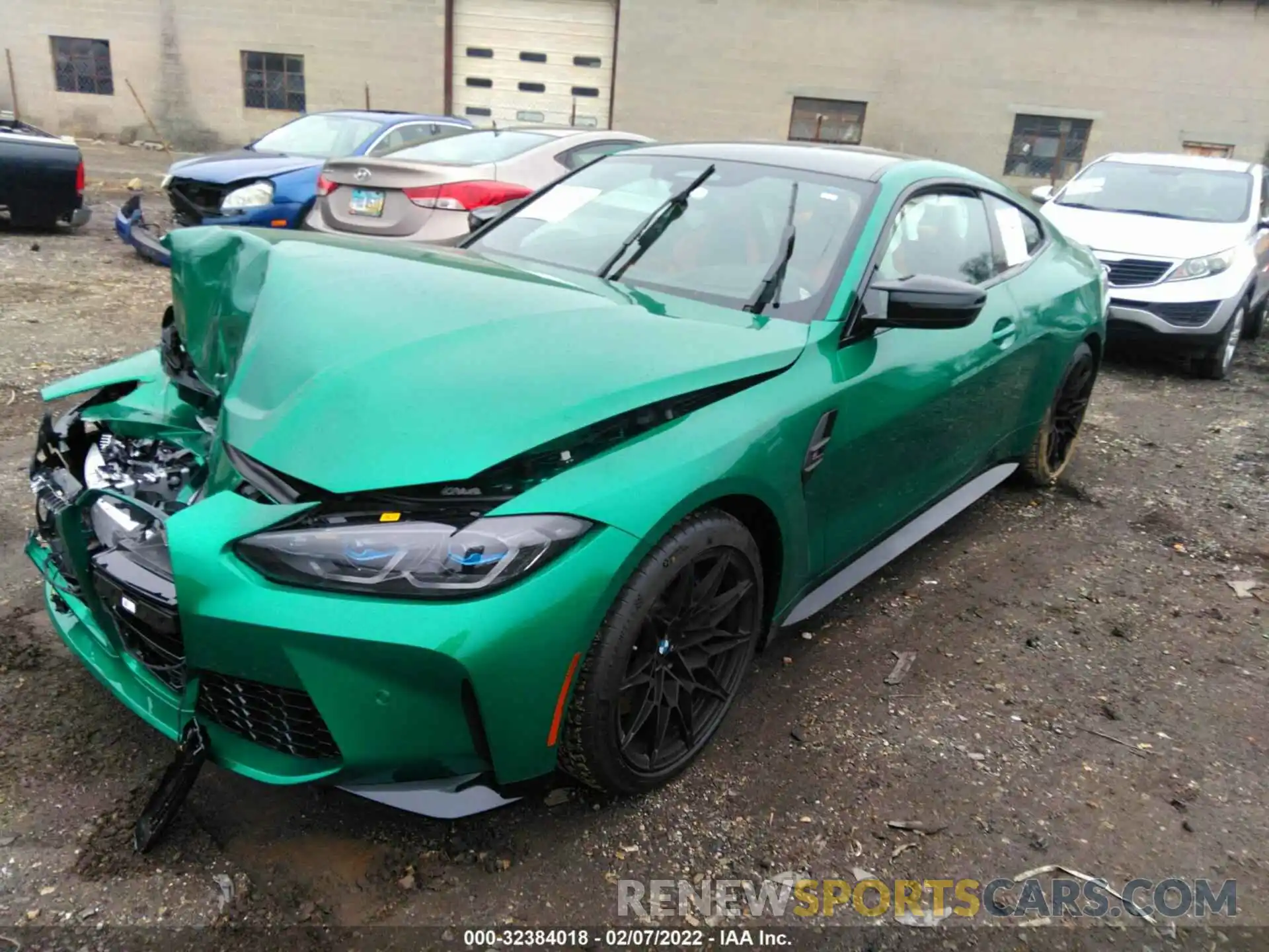 2 Photograph of a damaged car WBS33AZ03NCH91672 BMW M4 2022