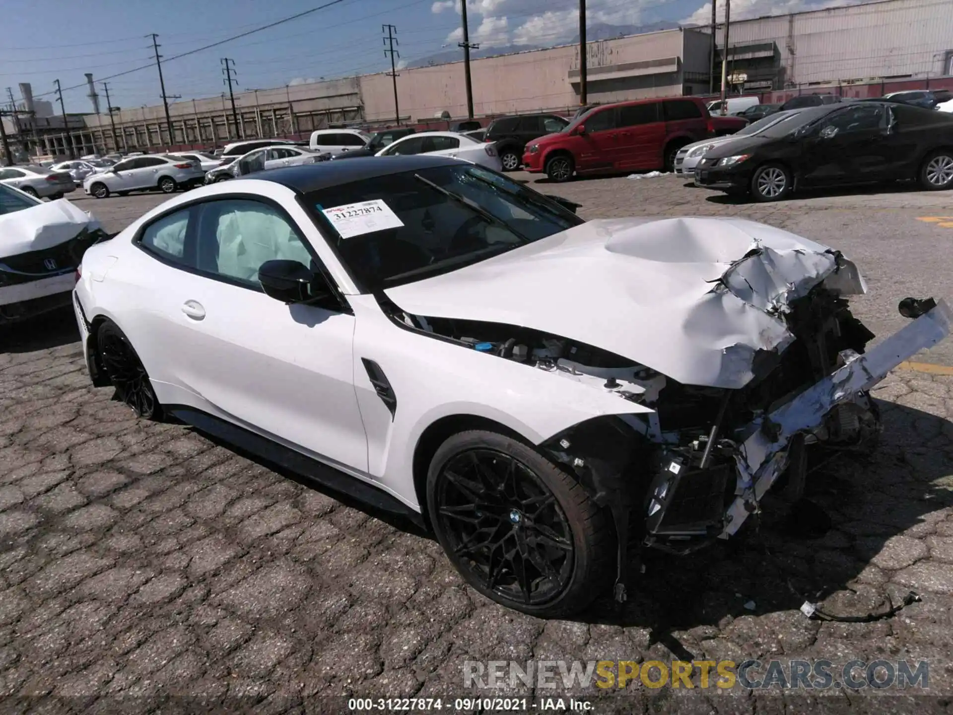 1 Photograph of a damaged car WBS33AZ06NCH60349 BMW M4 2022