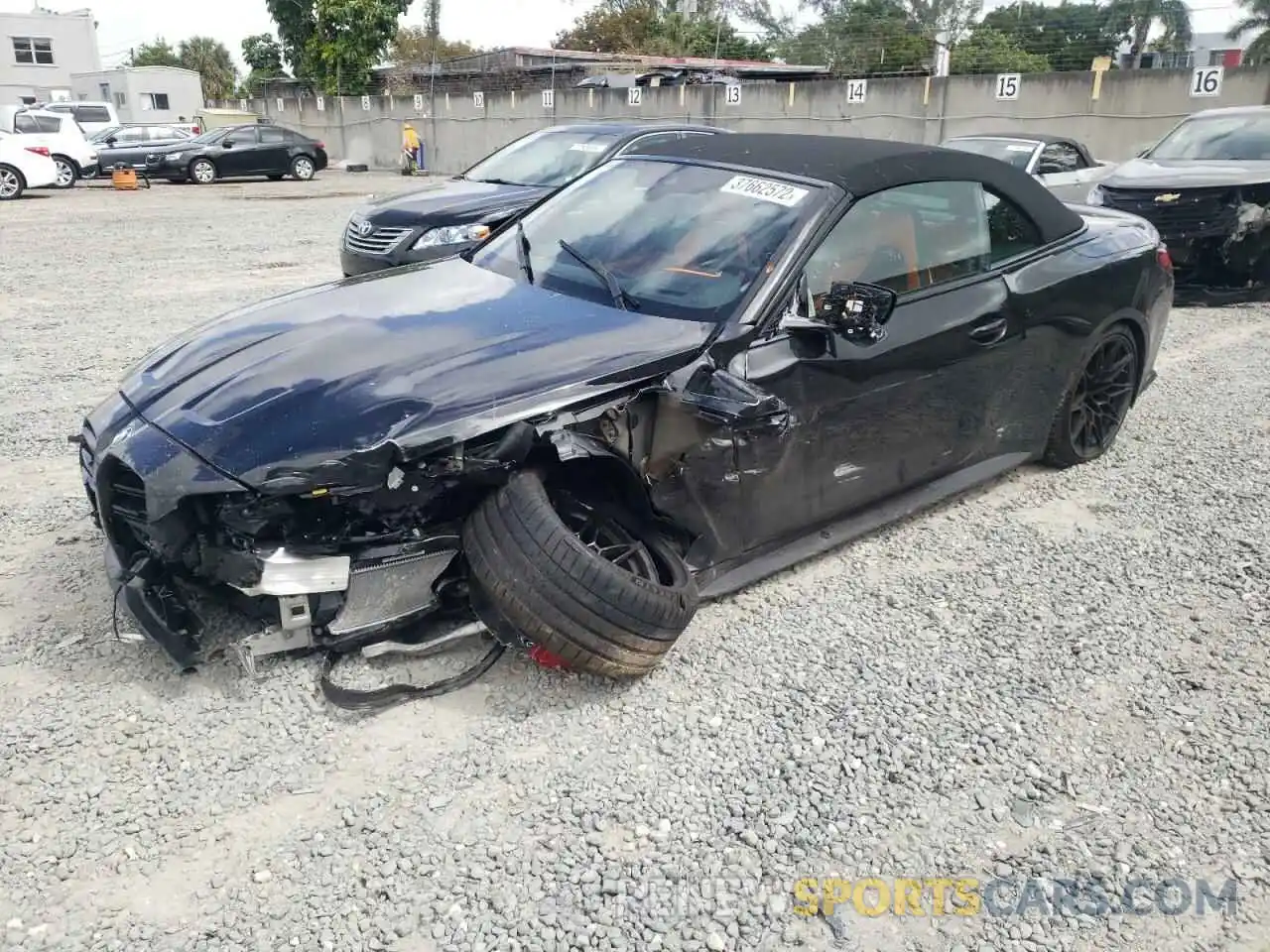 2 Photograph of a damaged car WBS33BA01NCJ69585 BMW M4 2022