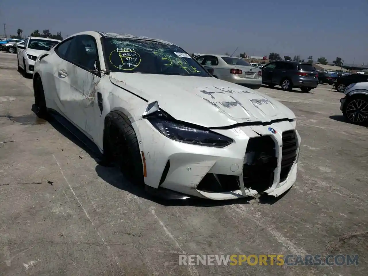 1 Photograph of a damaged car WBS43AZ01NCH78178 BMW M4 2022