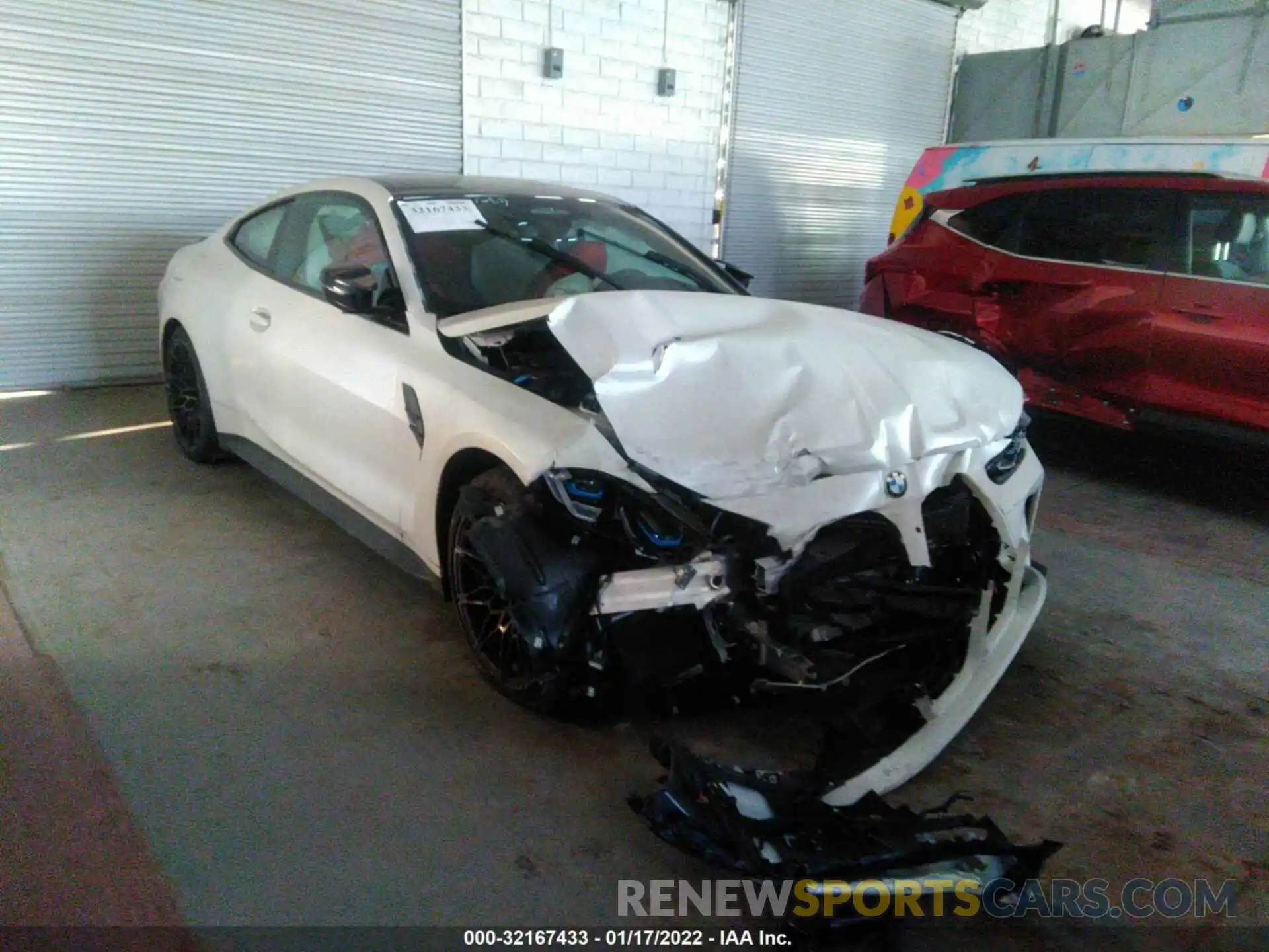 1 Photograph of a damaged car WBS43AZ01NCH79878 BMW M4 2022