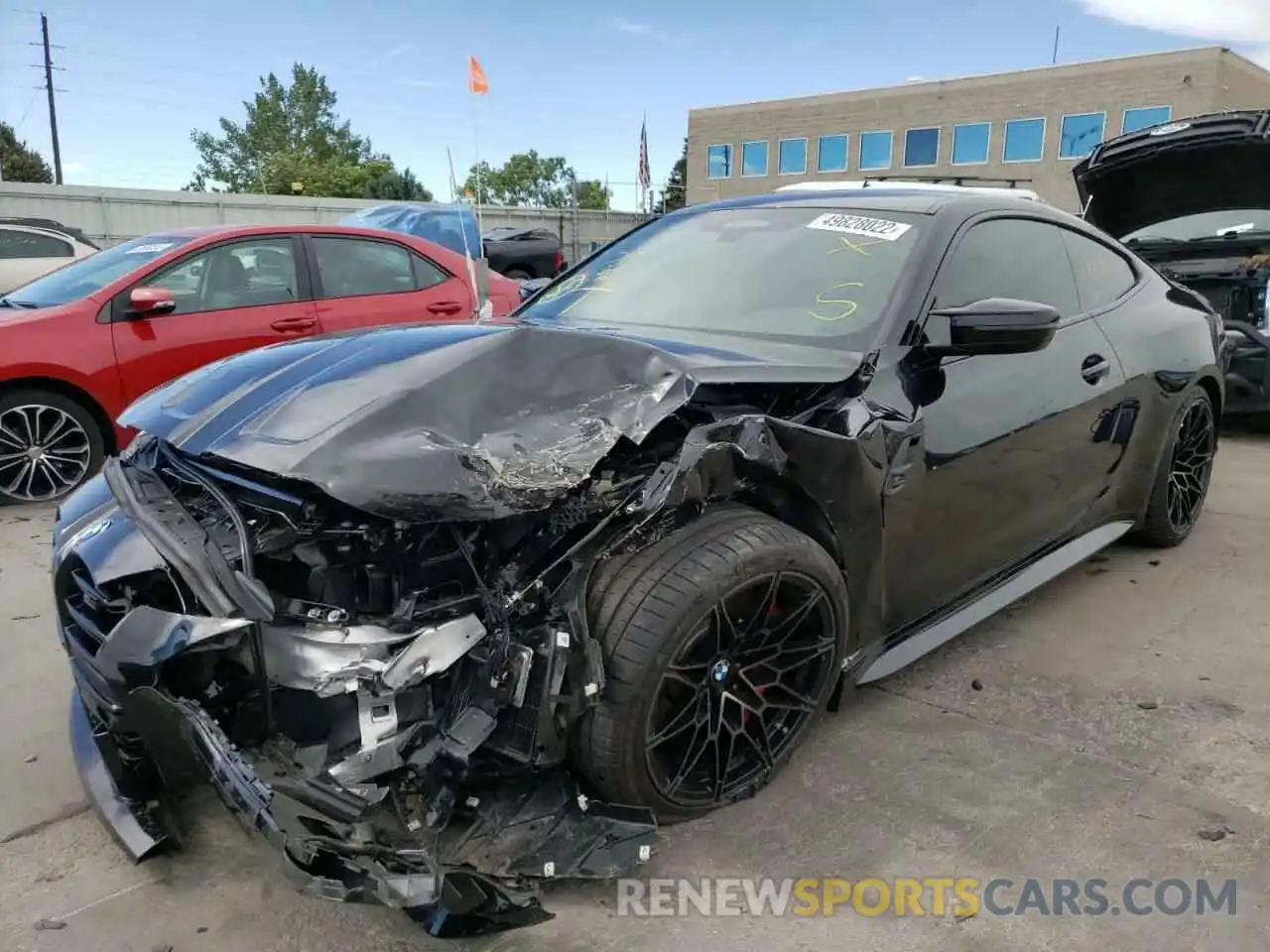 2 Photograph of a damaged car WBS43AZ02NCJ93932 BMW M4 2022