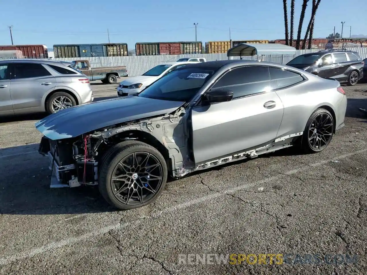 1 Photograph of a damaged car WBS43AZ02NCK74610 BMW M4 2022