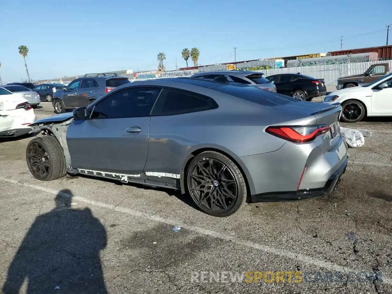 2 Photograph of a damaged car WBS43AZ02NCK74610 BMW M4 2022