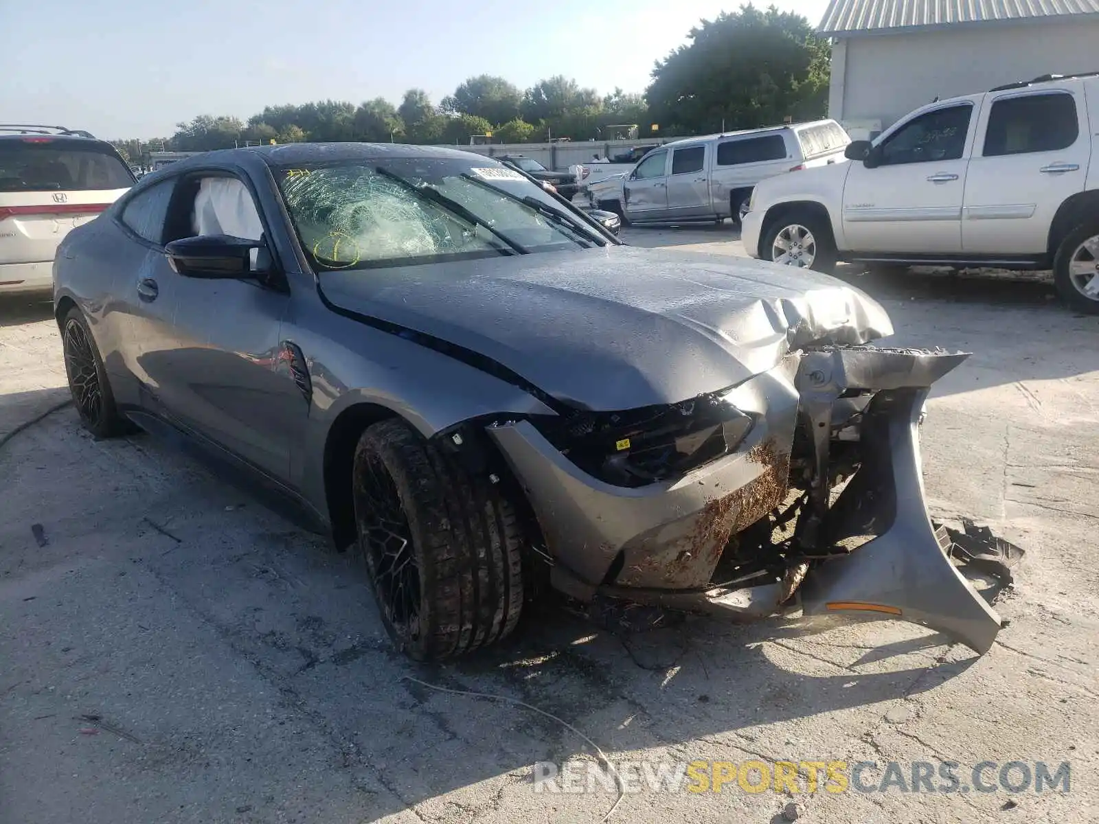 1 Photograph of a damaged car WBS43AZ05NCH78183 BMW M4 2022