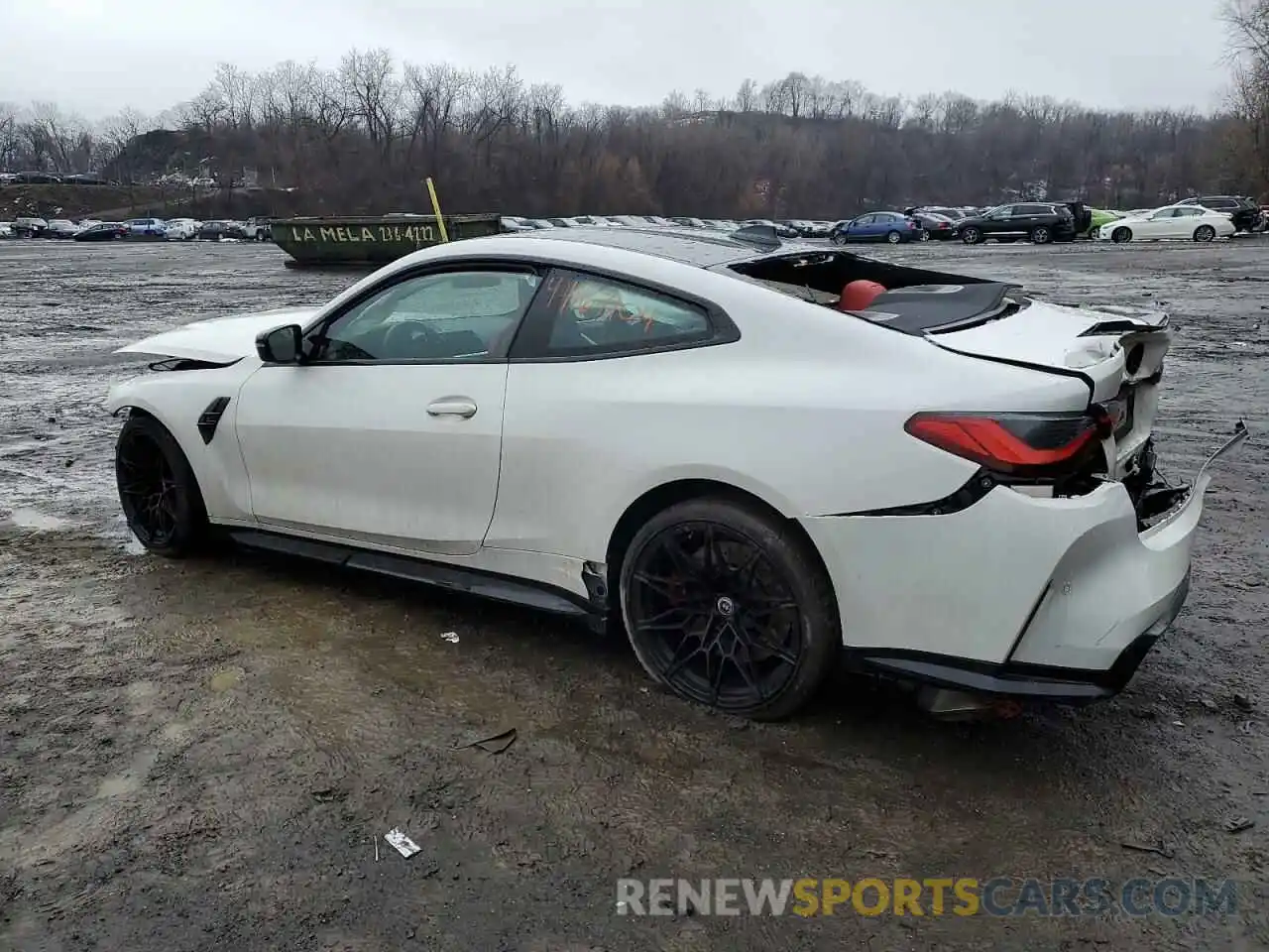 2 Photograph of a damaged car WBS43AZ05NCK37647 BMW M4 2022