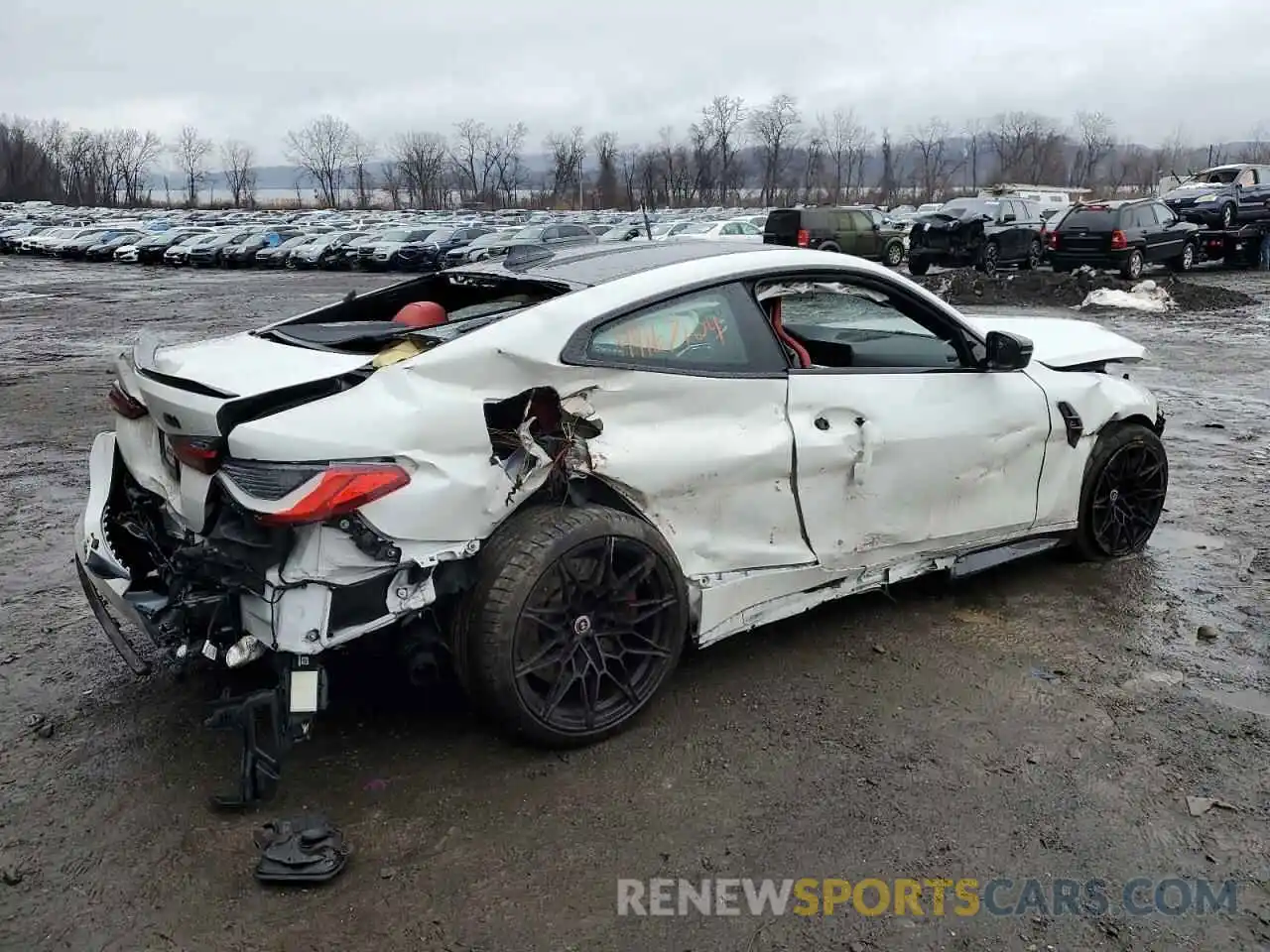 3 Фотография поврежденного автомобиля WBS43AZ05NCK37647 BMW M4 2022