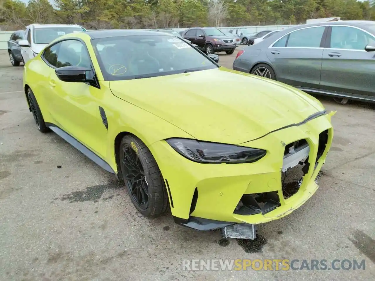 1 Photograph of a damaged car WBS43AZ0XNCJ20680 BMW M4 2022