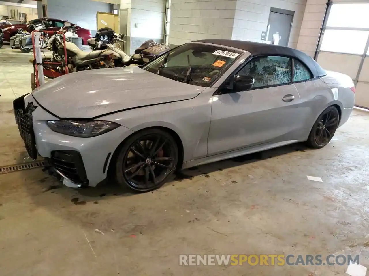 1 Photograph of a damaged car WBA53AT07PCL73654 BMW M4 2023