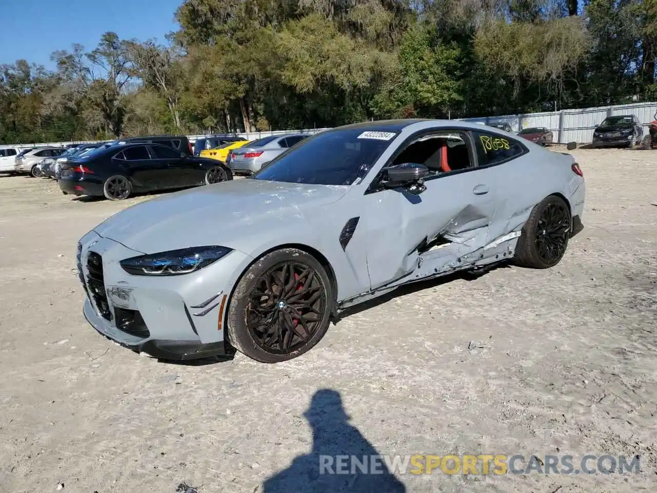 1 Photograph of a damaged car WBS43AZ06PCM15004 BMW M4 2023