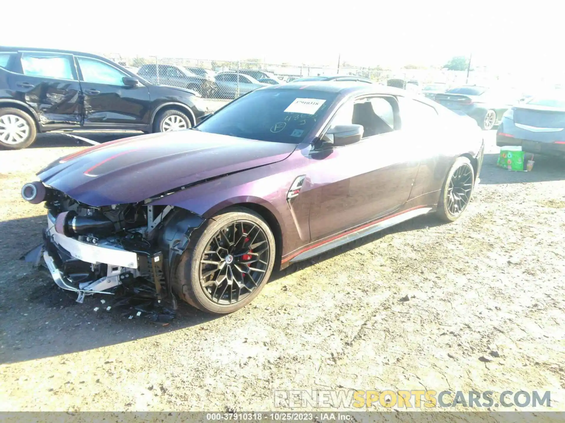 2 Photograph of a damaged car WBS63AZ00PCL48635 BMW M4 2023