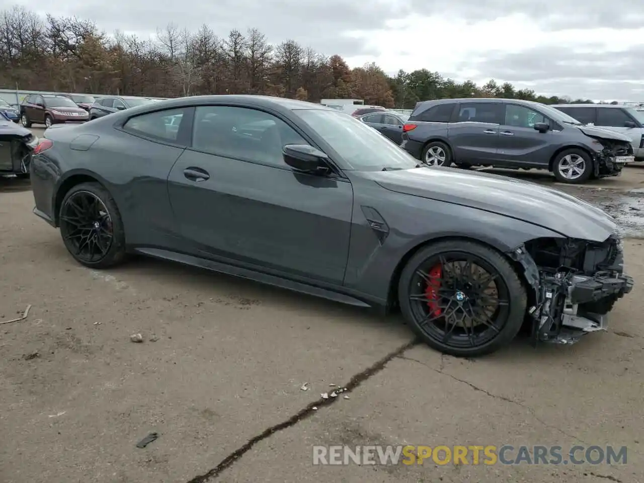 4 Photograph of a damaged car WBS43AZ07RCP39873 BMW M4 2024