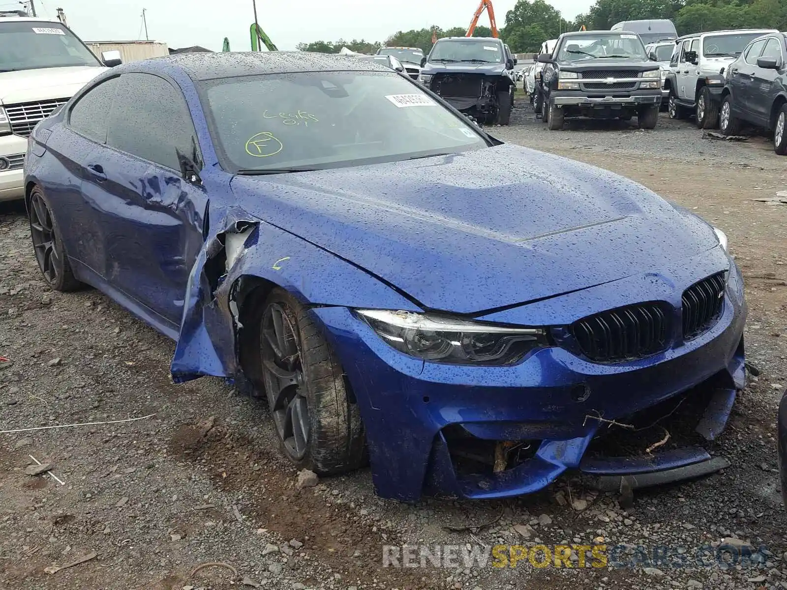 1 Photograph of a damaged car WBS3S7C50KAC09724 BMW M4 CS 2019