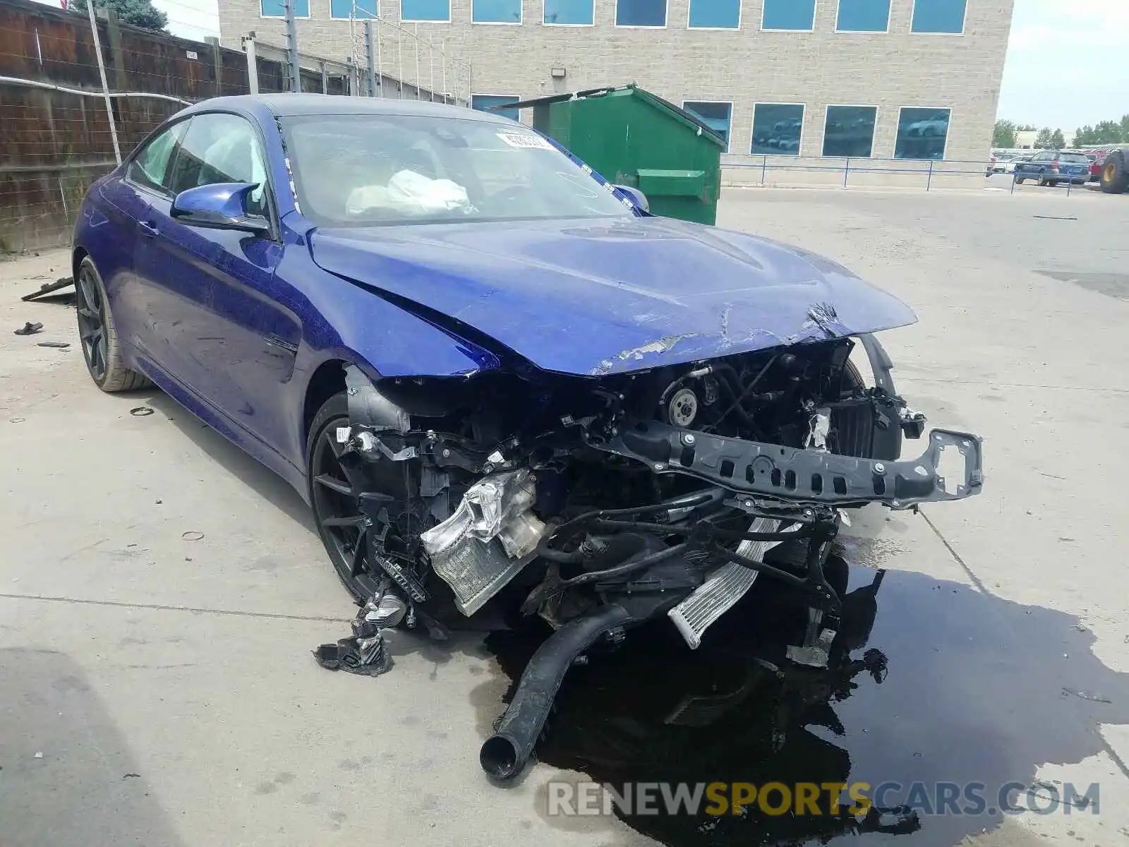 1 Фотография поврежденного автомобиля WBS3S7C07LAH85056 BMW M4 CS 2020