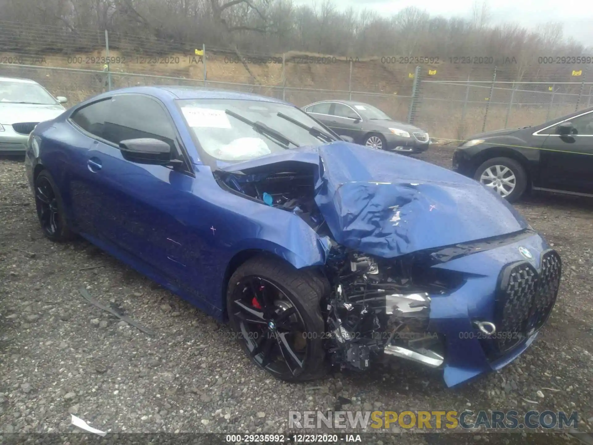 1 Photograph of a damaged car WBA13AR0XMCF70886 BMW M440I 2021