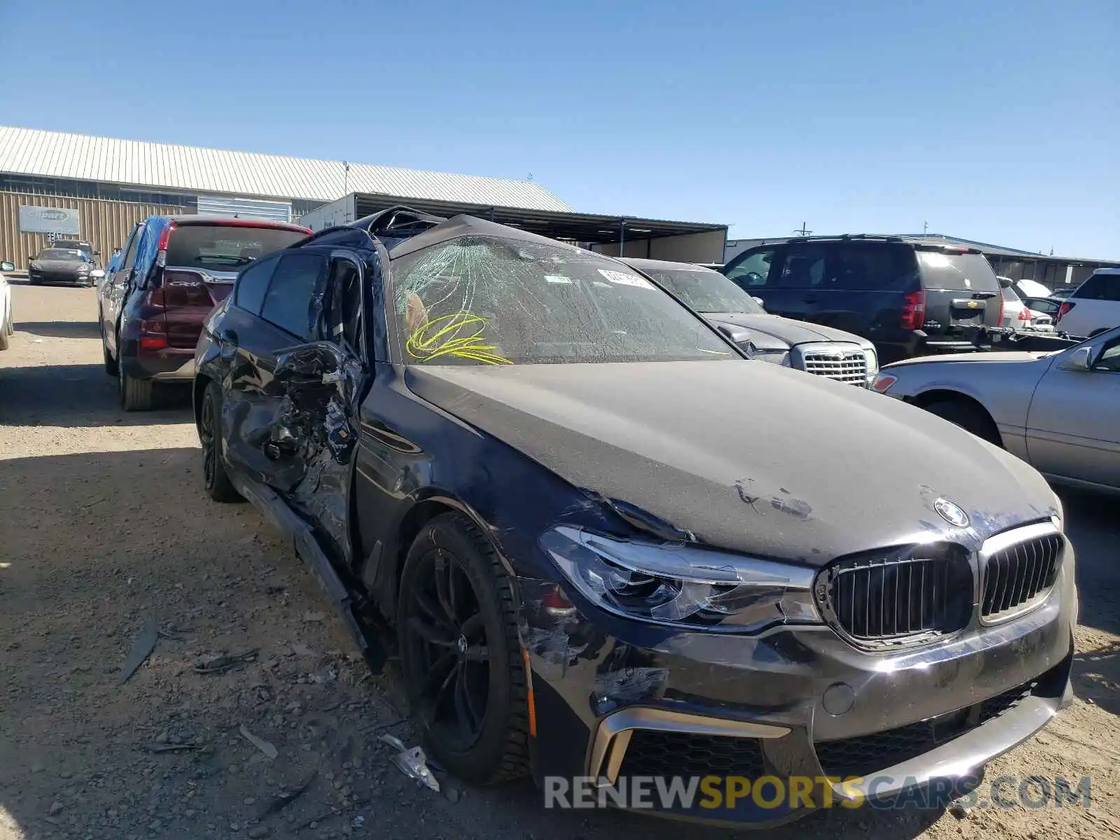 1 Photograph of a damaged car WBAJB9C52KB464213 BMW M5 2019