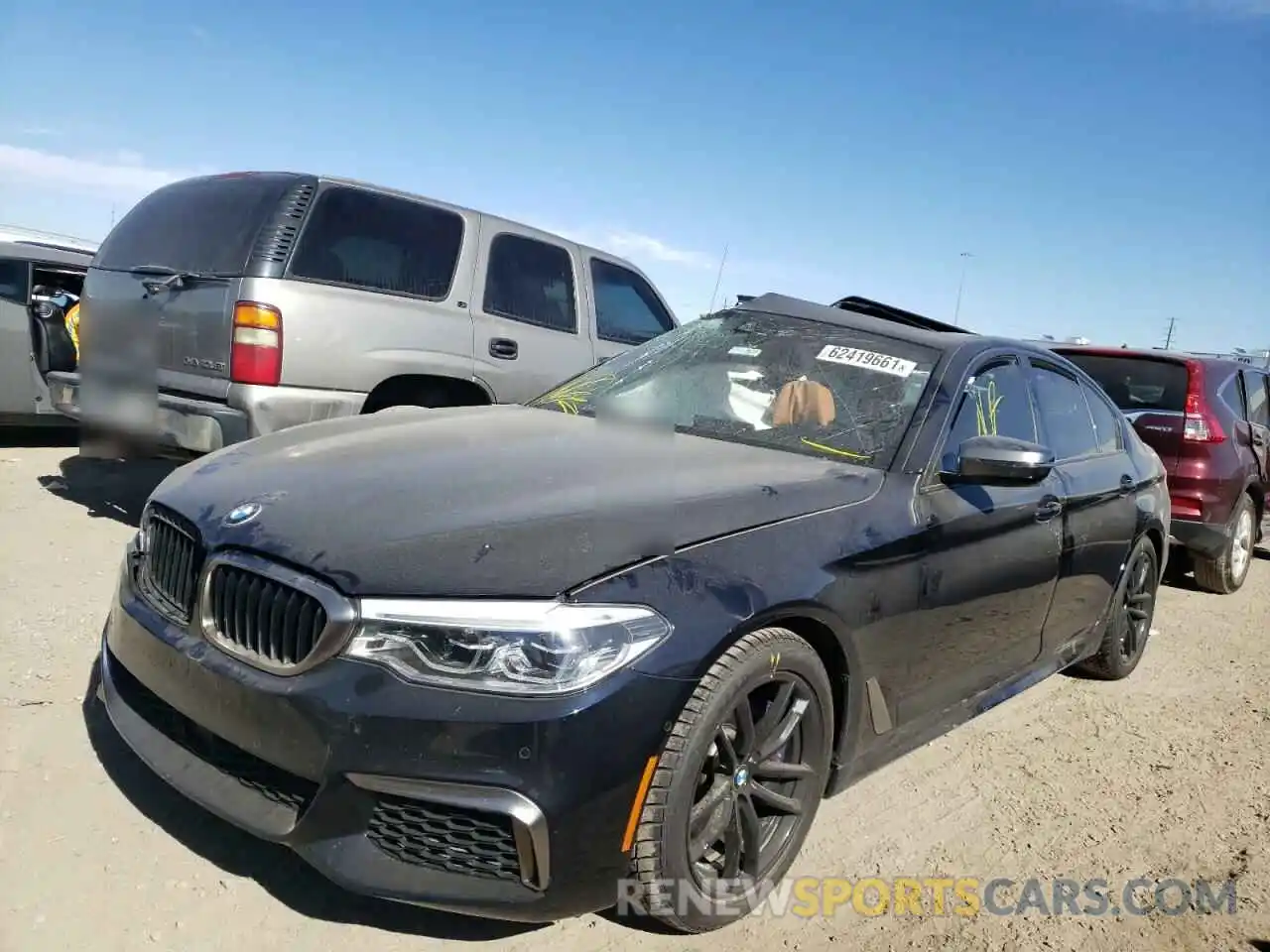 2 Photograph of a damaged car WBAJB9C52KB464213 BMW M5 2019