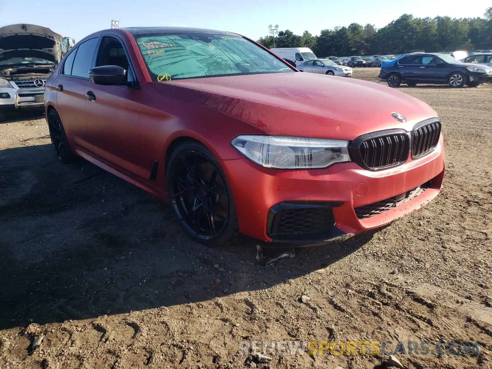 1 Photograph of a damaged car WBAJB9C52KB464356 BMW M5 2019