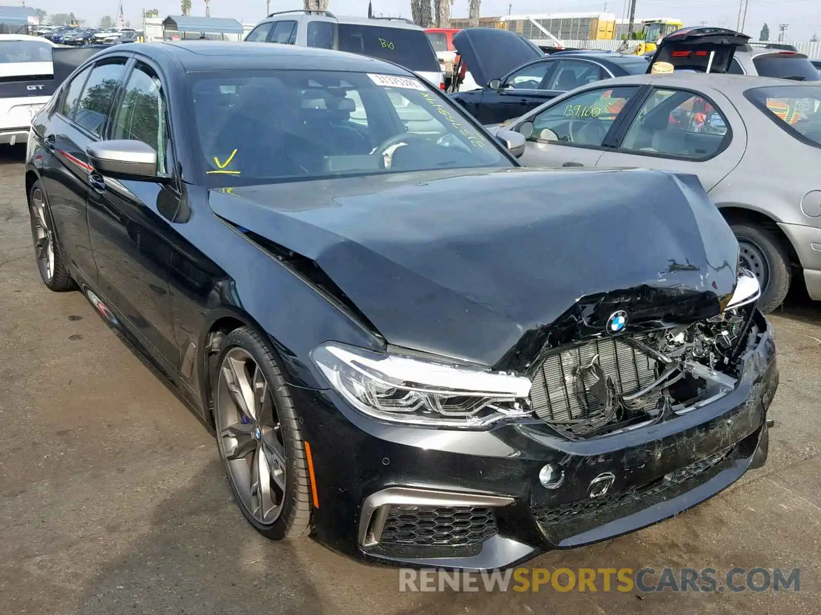 1 Photograph of a damaged car WBAJB9C55KB288032 BMW M5 2019