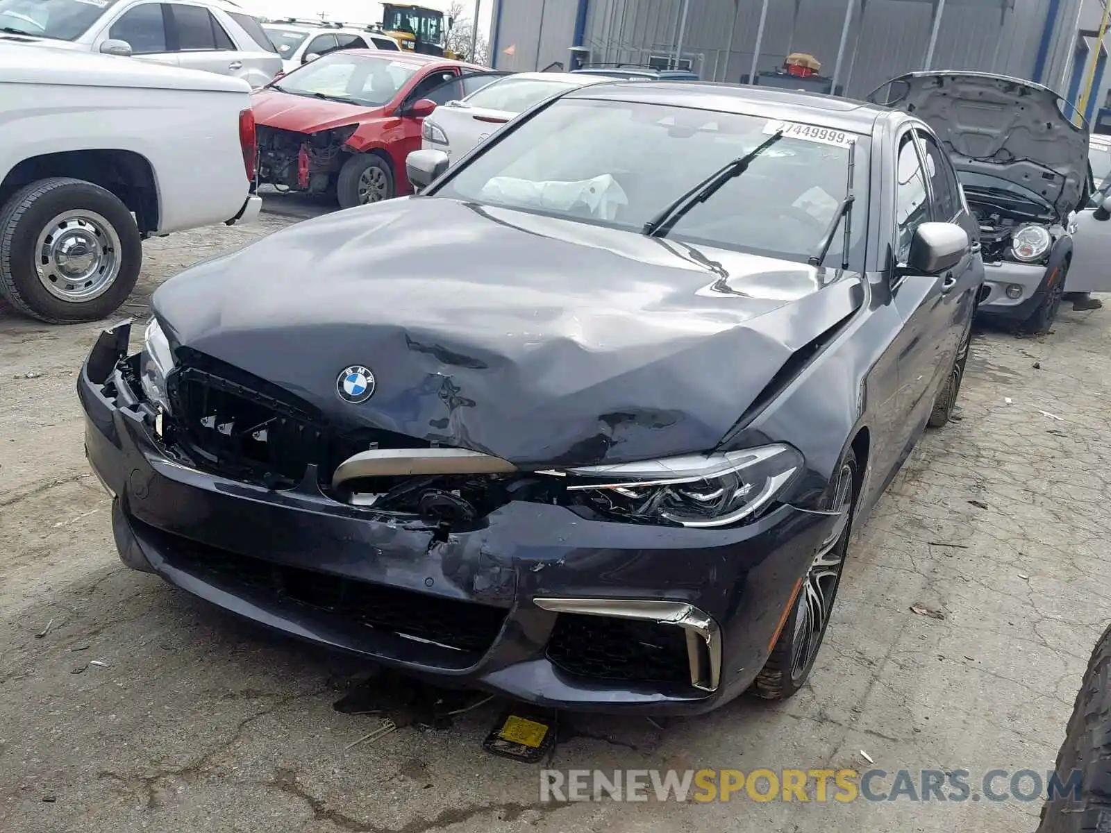 2 Photograph of a damaged car WBAJB9C56KB288024 BMW M5 2019