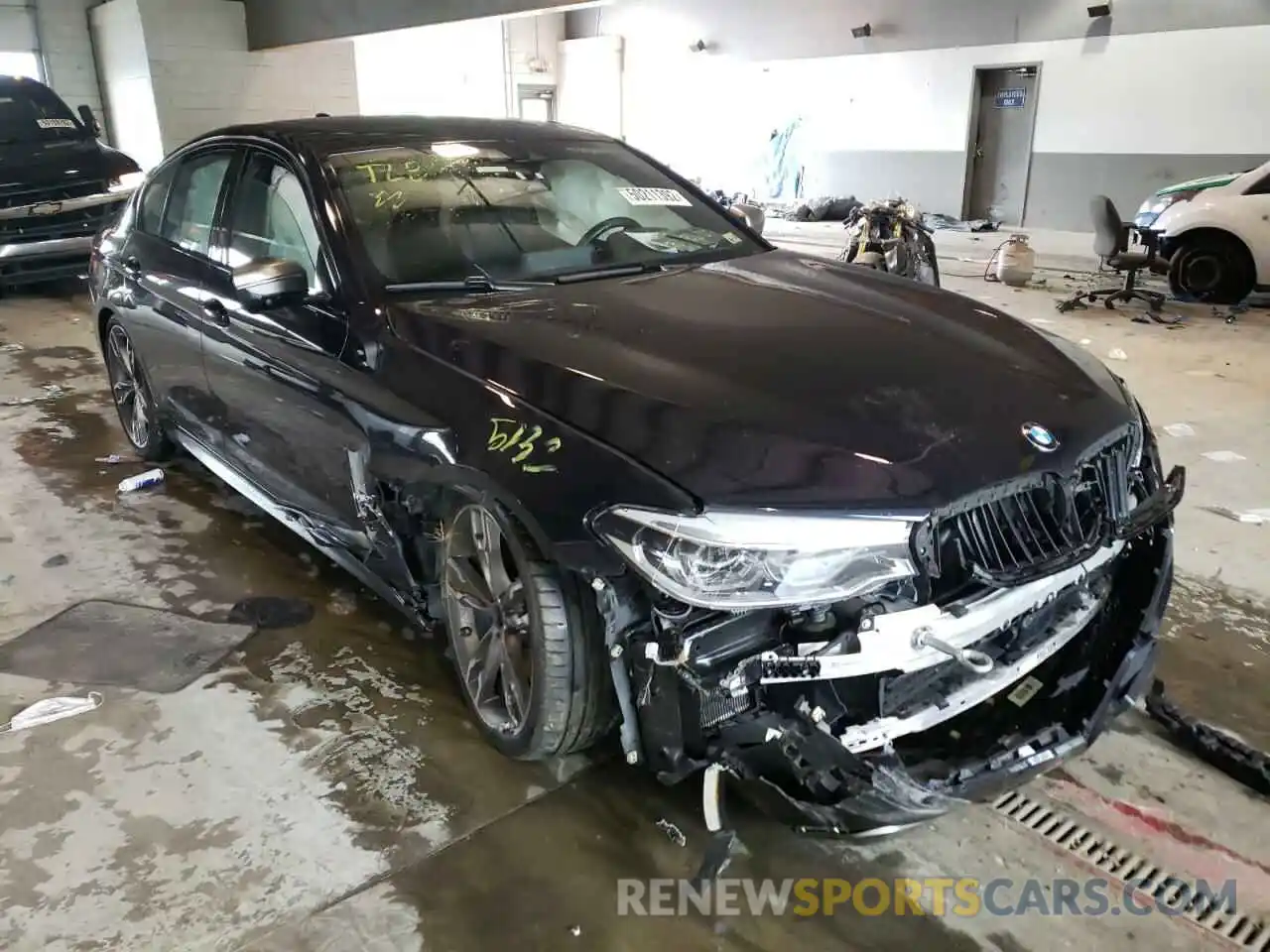 1 Photograph of a damaged car WBAJB9C56KB288508 BMW M5 2019