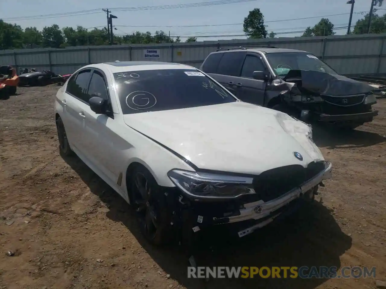 1 Photograph of a damaged car WBAJB9C58KB288879 BMW M5 2019