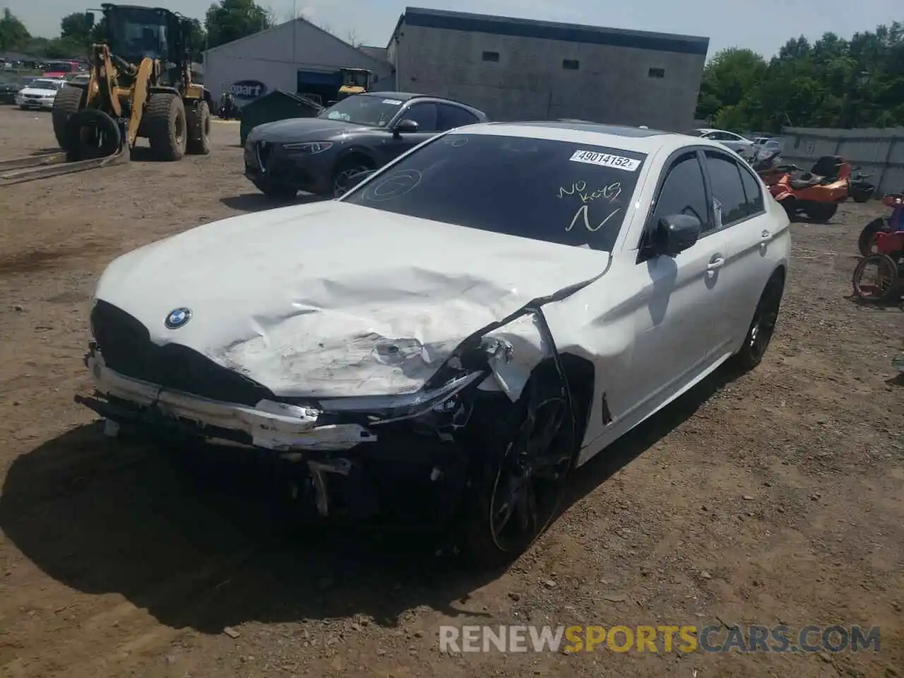 2 Photograph of a damaged car WBAJB9C58KB288879 BMW M5 2019