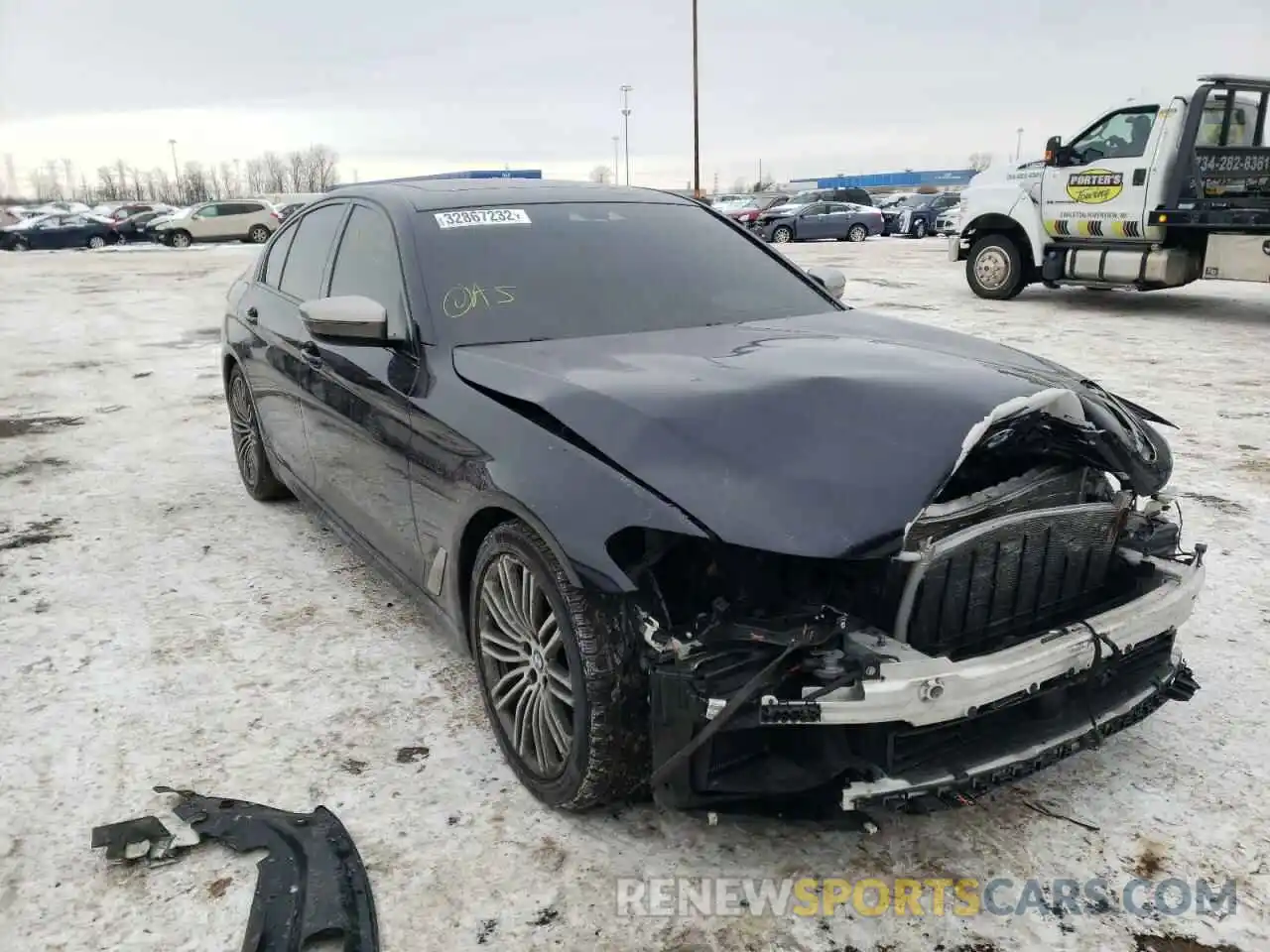 1 Фотография поврежденного автомобиля WBAJB9C59KB464922 BMW M5 2019