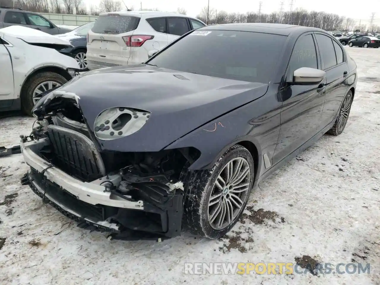 2 Фотография поврежденного автомобиля WBAJB9C59KB464922 BMW M5 2019