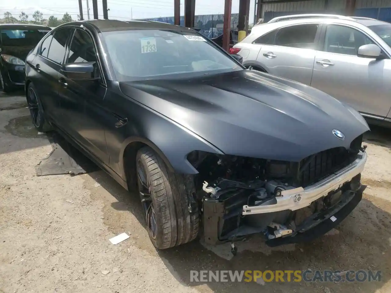 1 Photograph of a damaged car WBSJF0C50KB285163 BMW M5 2019