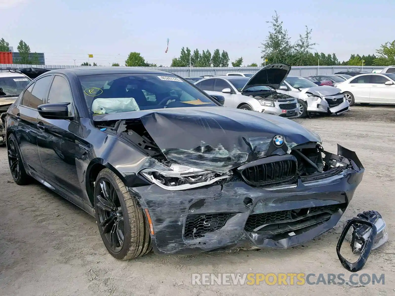 1 Photograph of a damaged car WBSJF0C50KB285437 BMW M5 2019