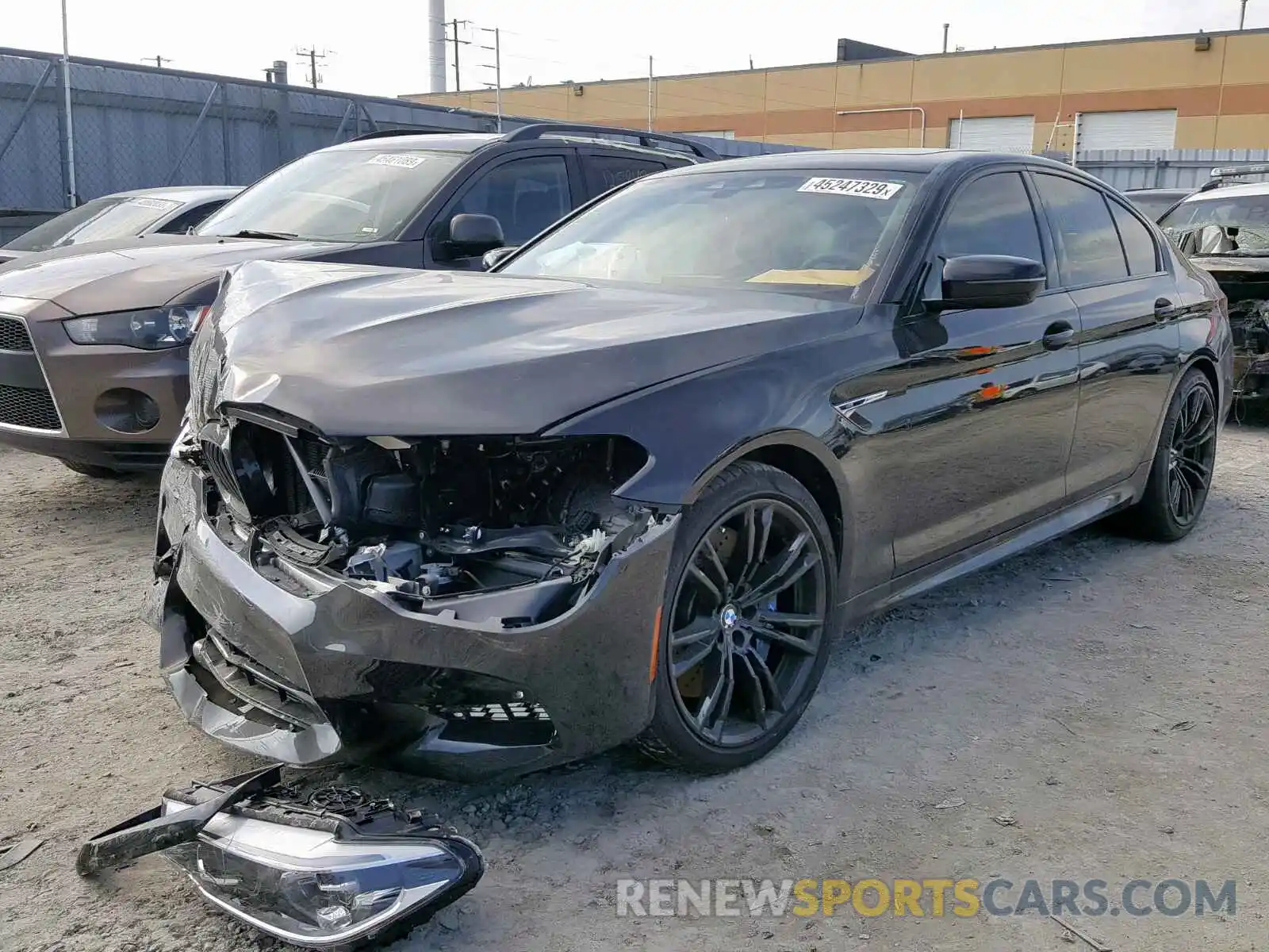 2 Photograph of a damaged car WBSJF0C50KB285437 BMW M5 2019