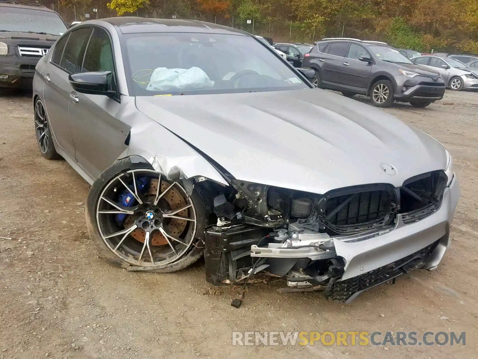 1 Photograph of a damaged car WBSJF0C50KB446708 BMW M5 2019