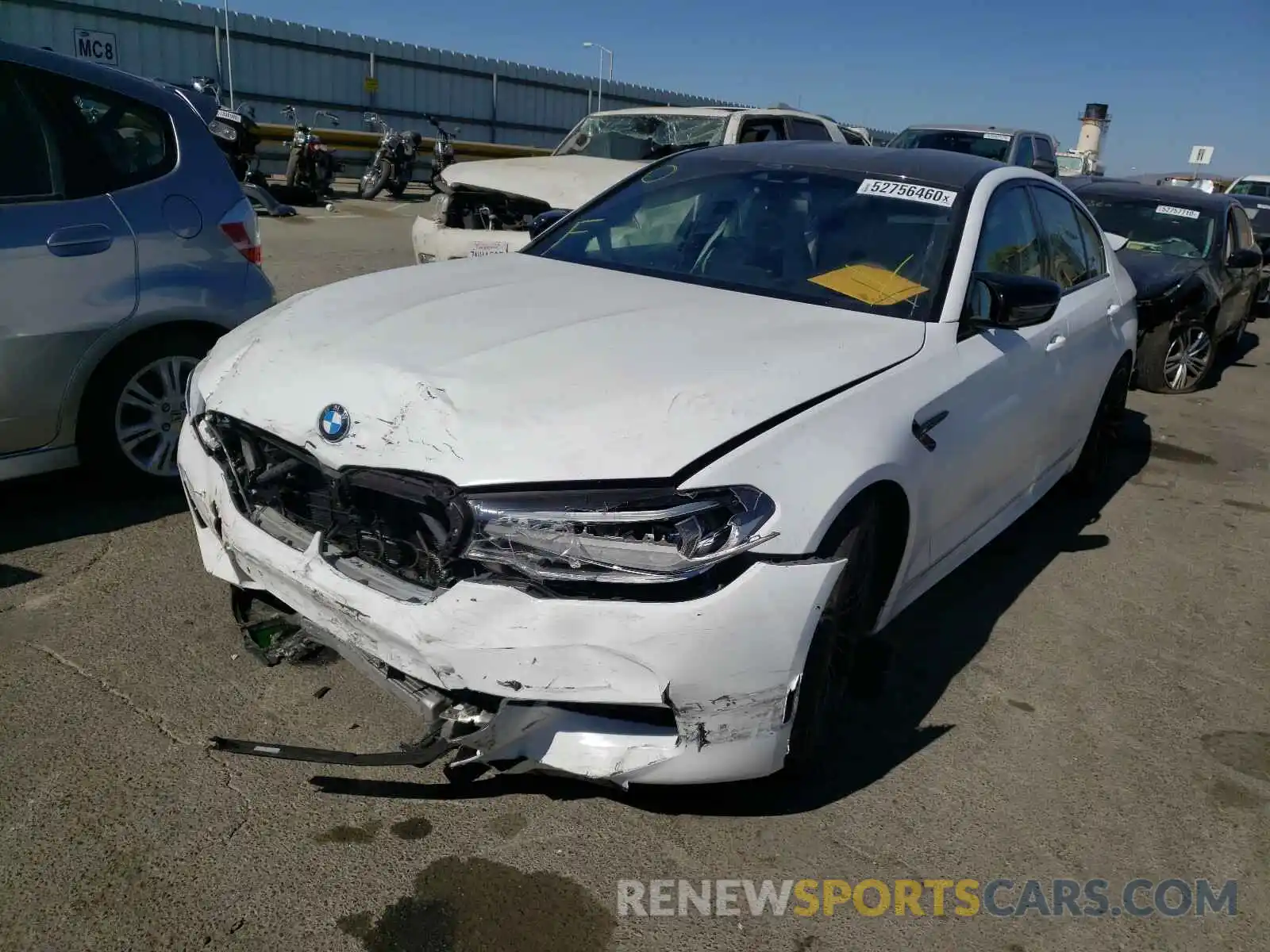 2 Photograph of a damaged car WBSJF0C50KB446935 BMW M5 2019