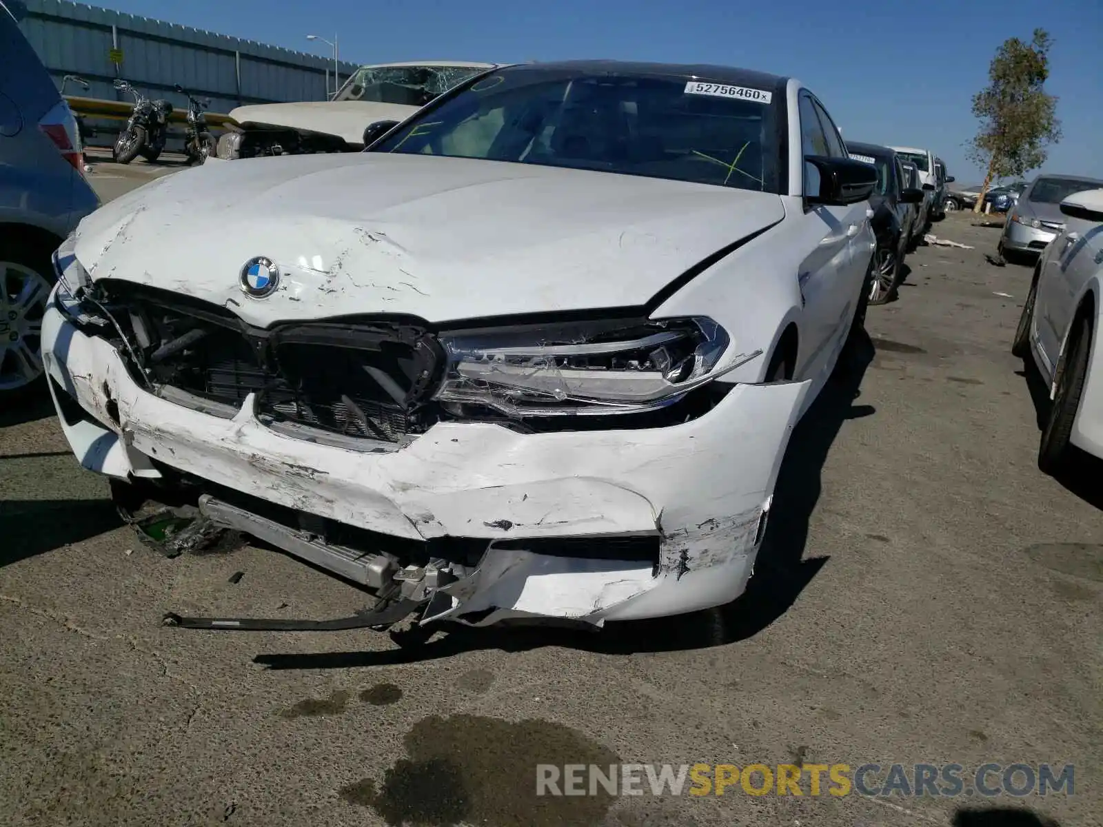 9 Photograph of a damaged car WBSJF0C50KB446935 BMW M5 2019