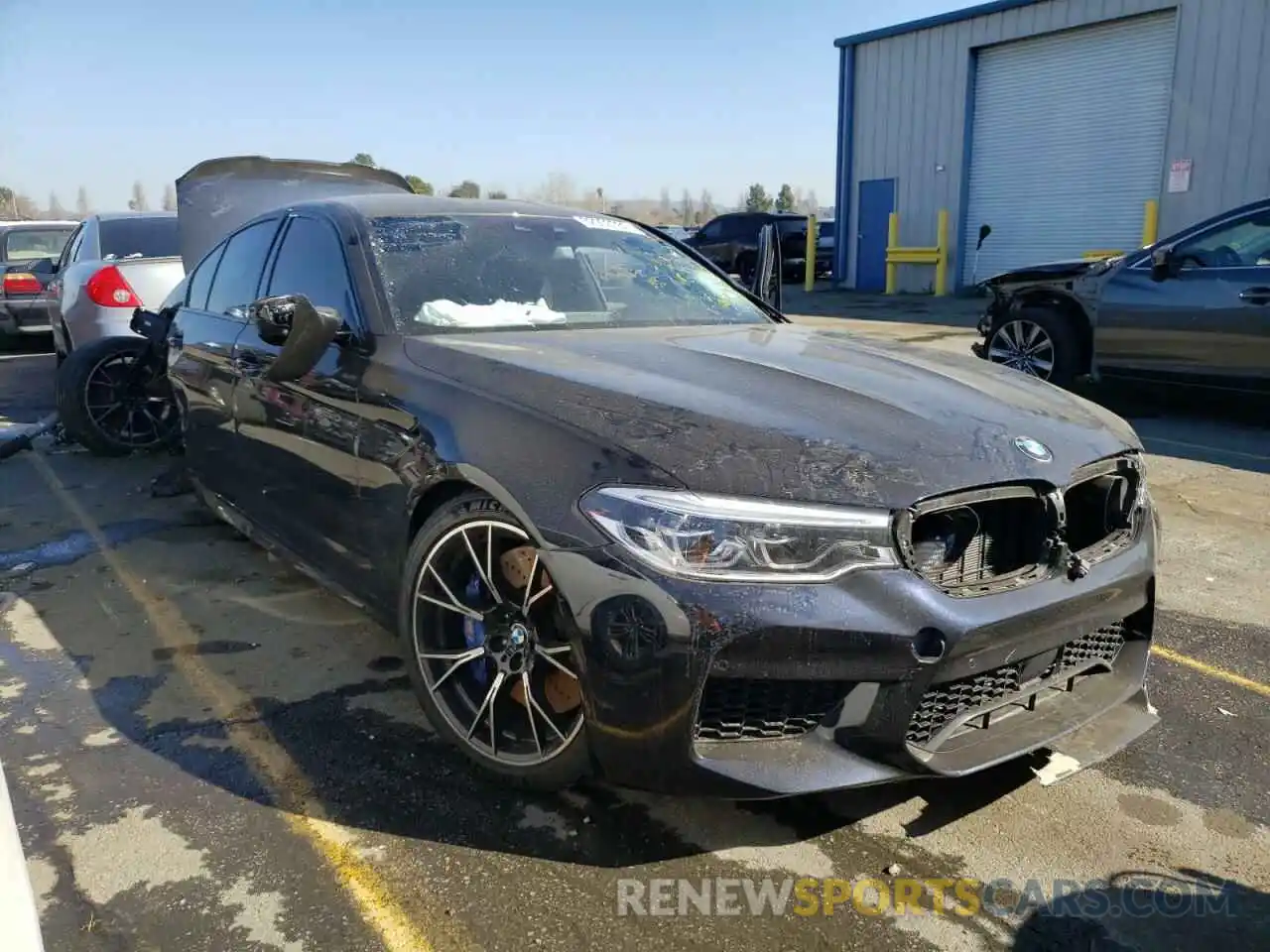 1 Photograph of a damaged car WBSJF0C50KB447230 BMW M5 2019