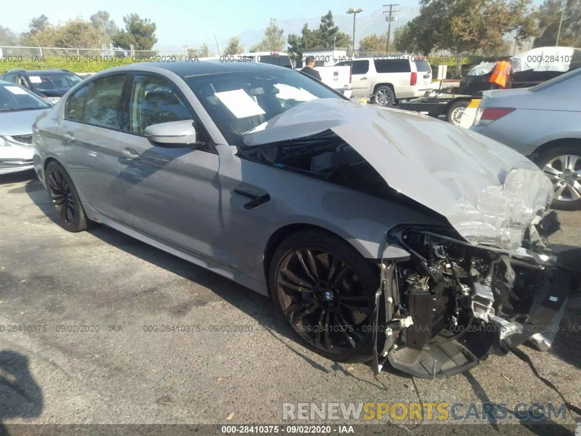 1 Photograph of a damaged car WBSJF0C50KB447812 BMW M5 2019