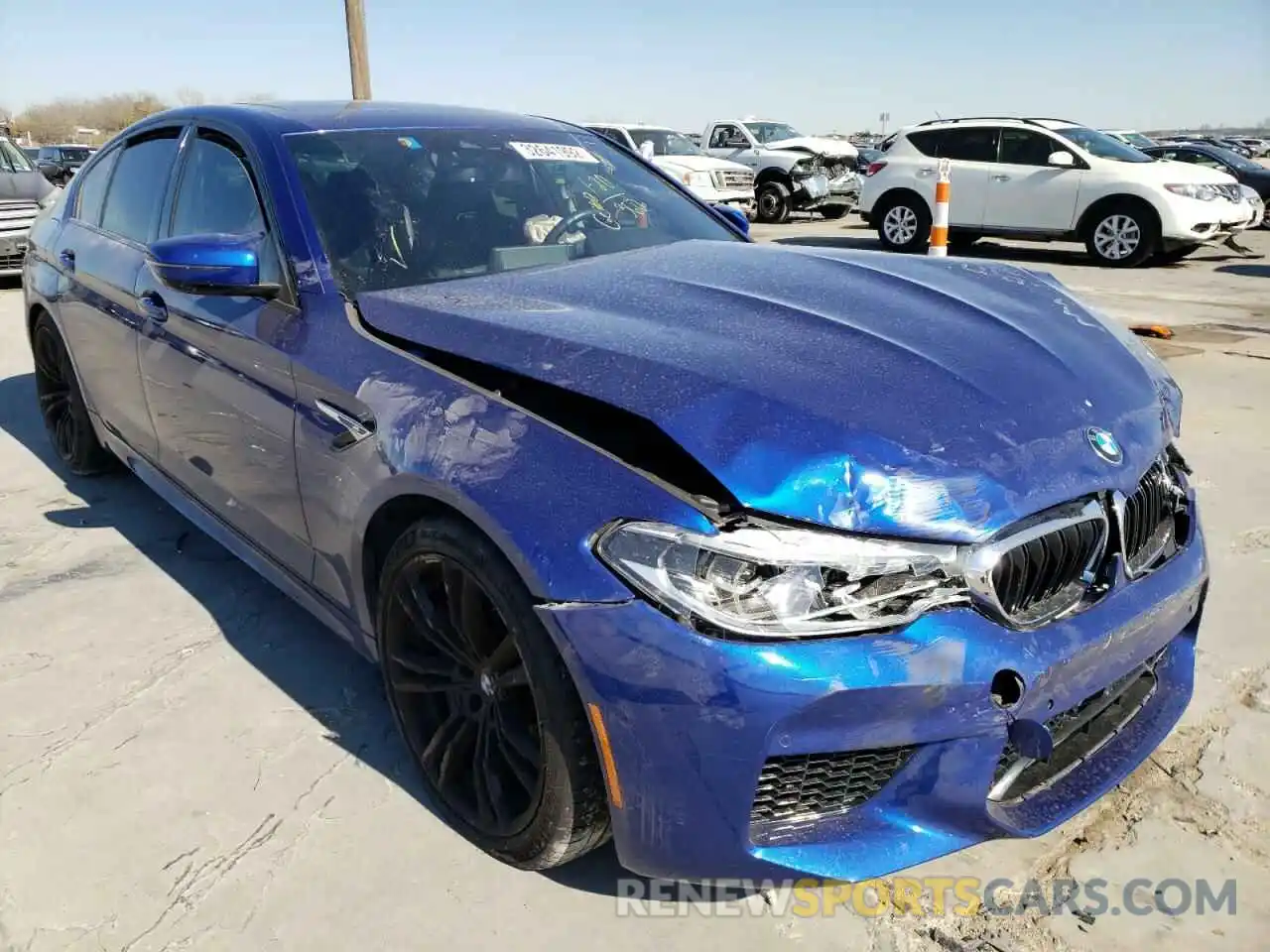 1 Photograph of a damaged car WBSJF0C50KB448085 BMW M5 2019