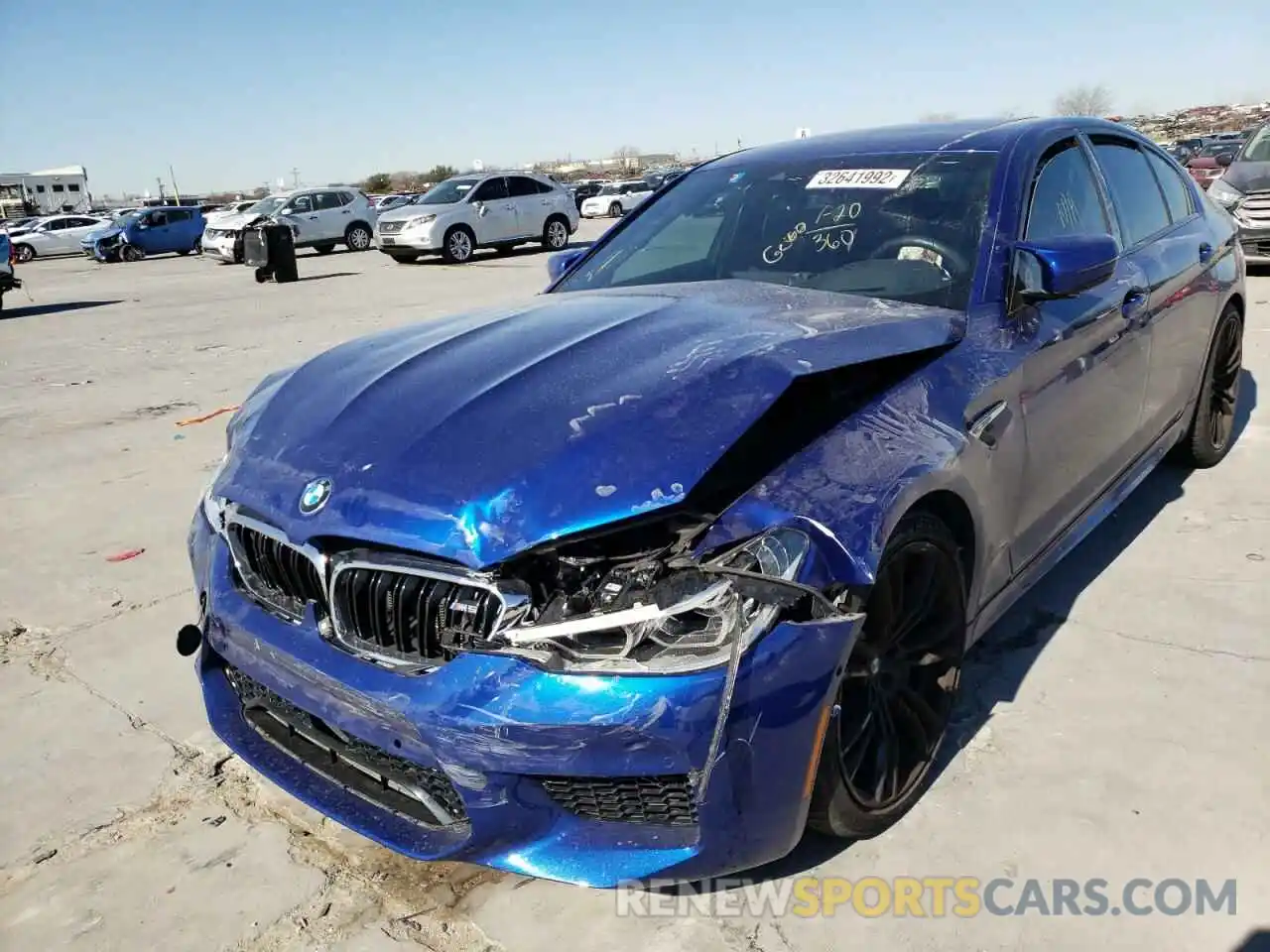 2 Photograph of a damaged car WBSJF0C50KB448085 BMW M5 2019