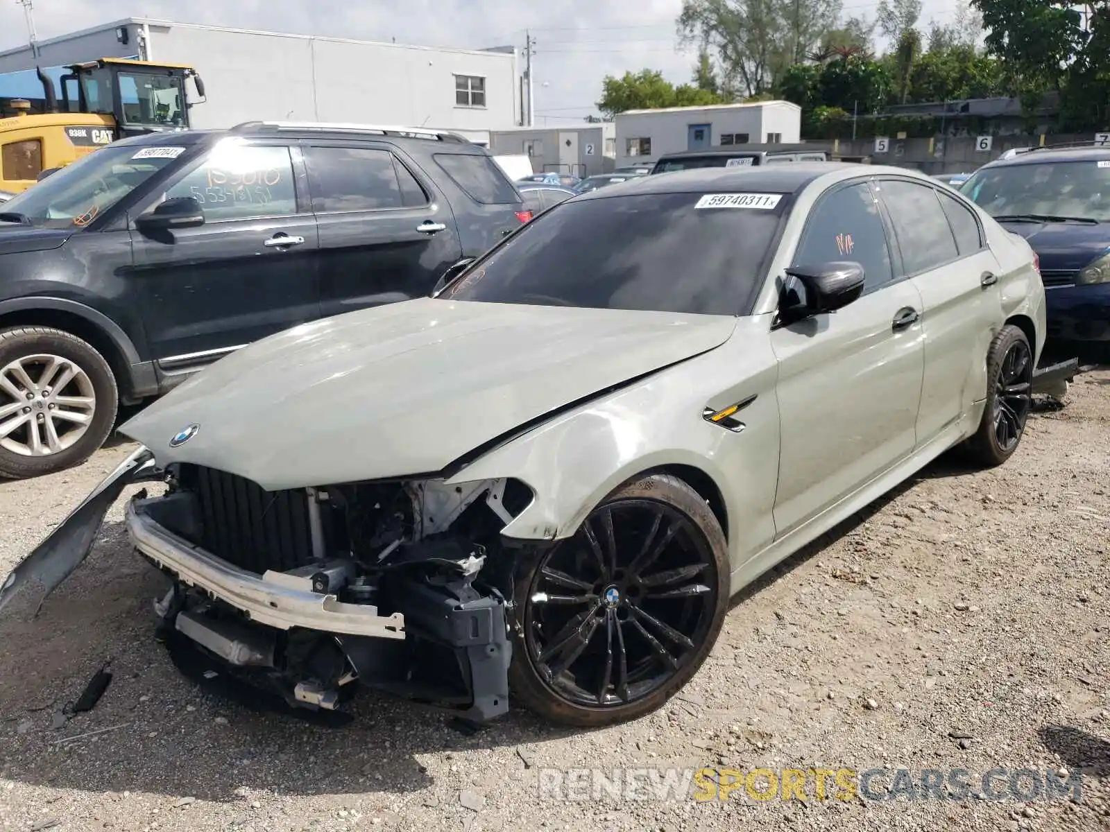 2 Photograph of a damaged car WBSJF0C50KB448426 BMW M5 2019