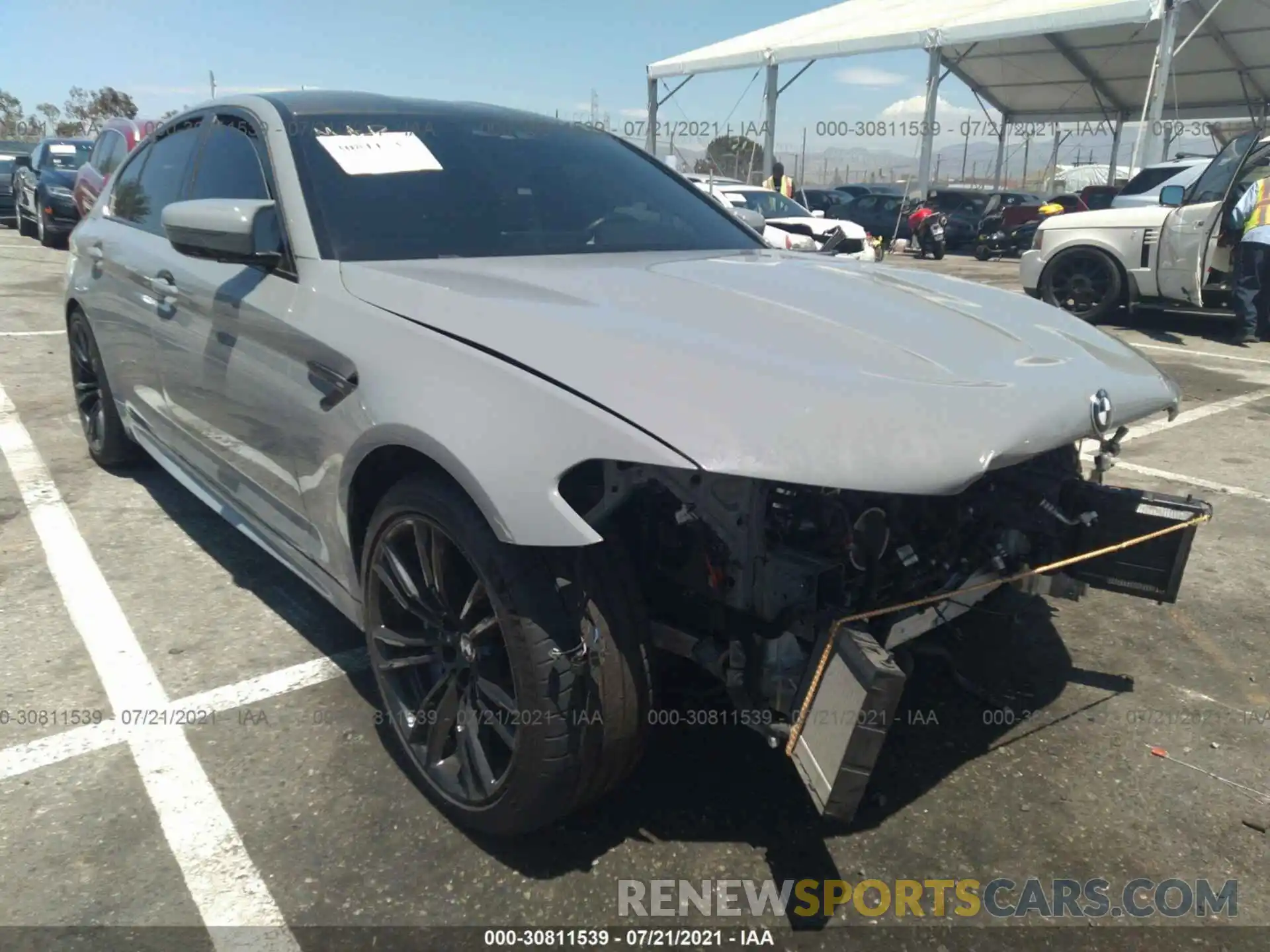 1 Photograph of a damaged car WBSJF0C50KB448667 BMW M5 2019